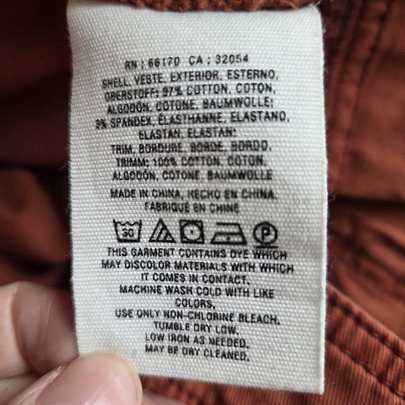 ANTHROPOLOGIE Longline Anorak Utility Jacket Large Terracotta - Picture 9 of 9